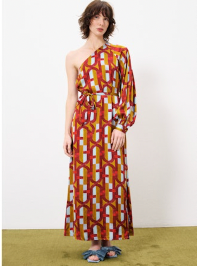 Multicoloured maxi dress best sale