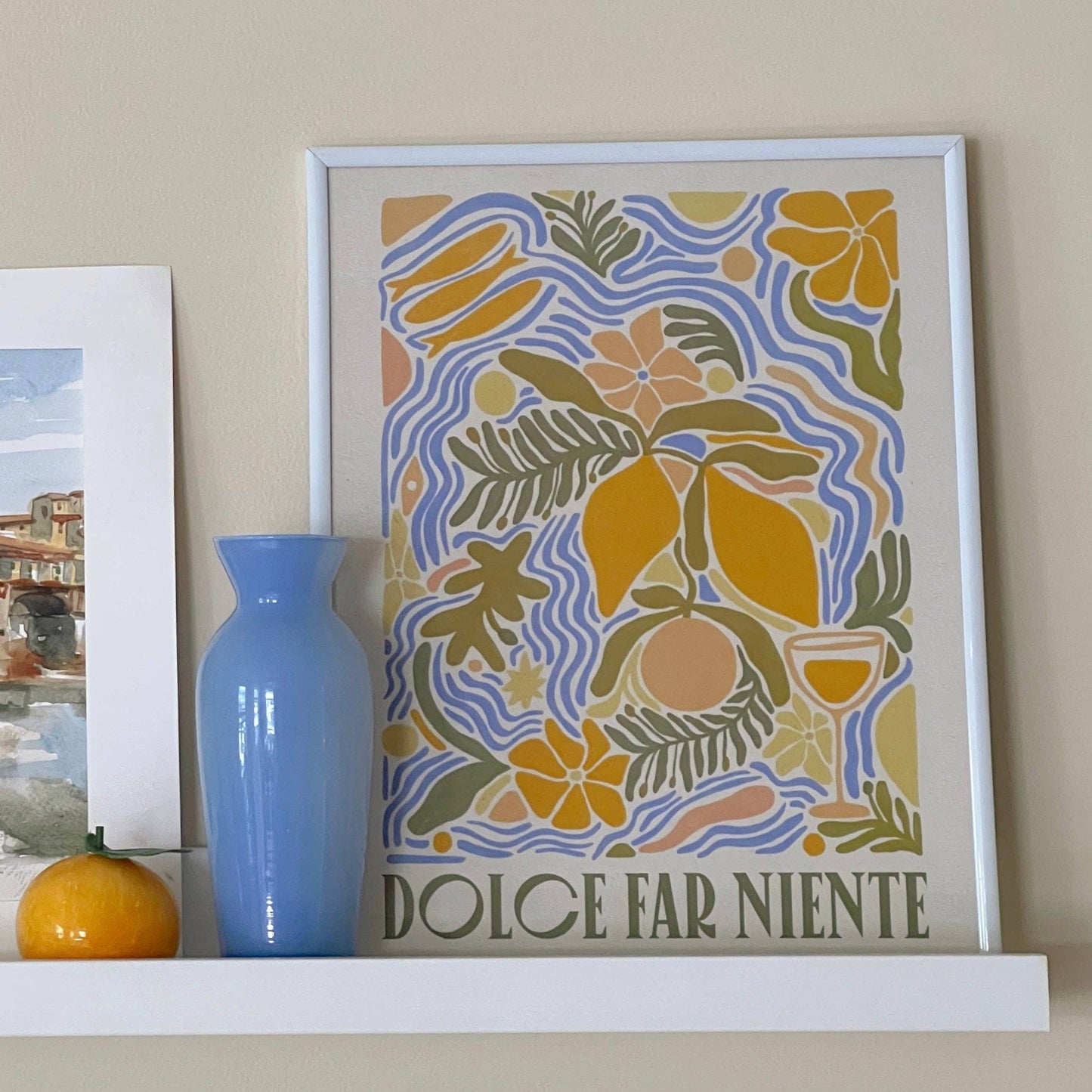 Dolce Far Niente, Italian Summer  Art Print