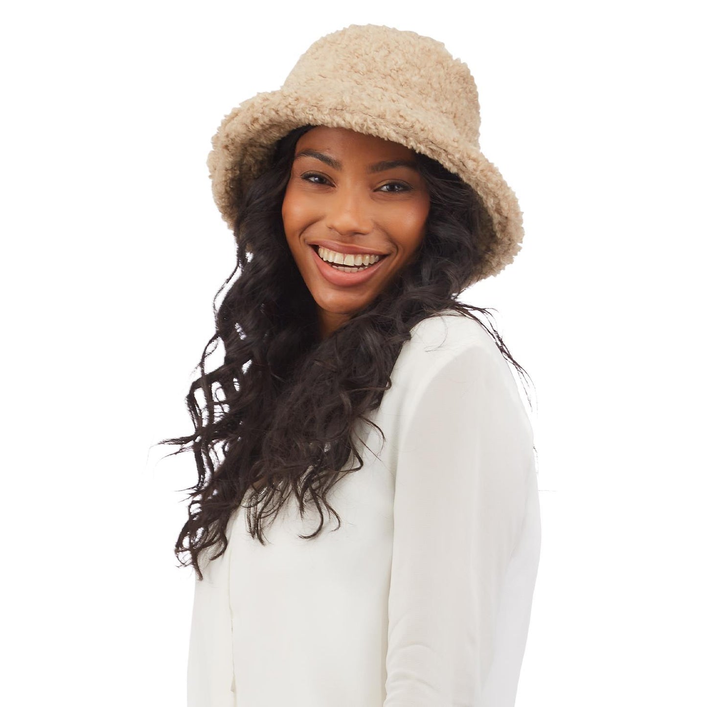 Sherpa Texture Bucket Hat