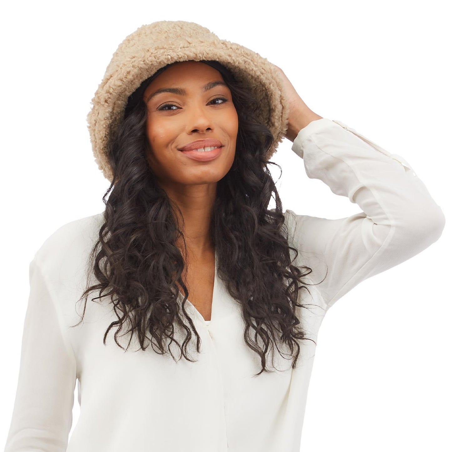 Sherpa Texture Bucket Hat