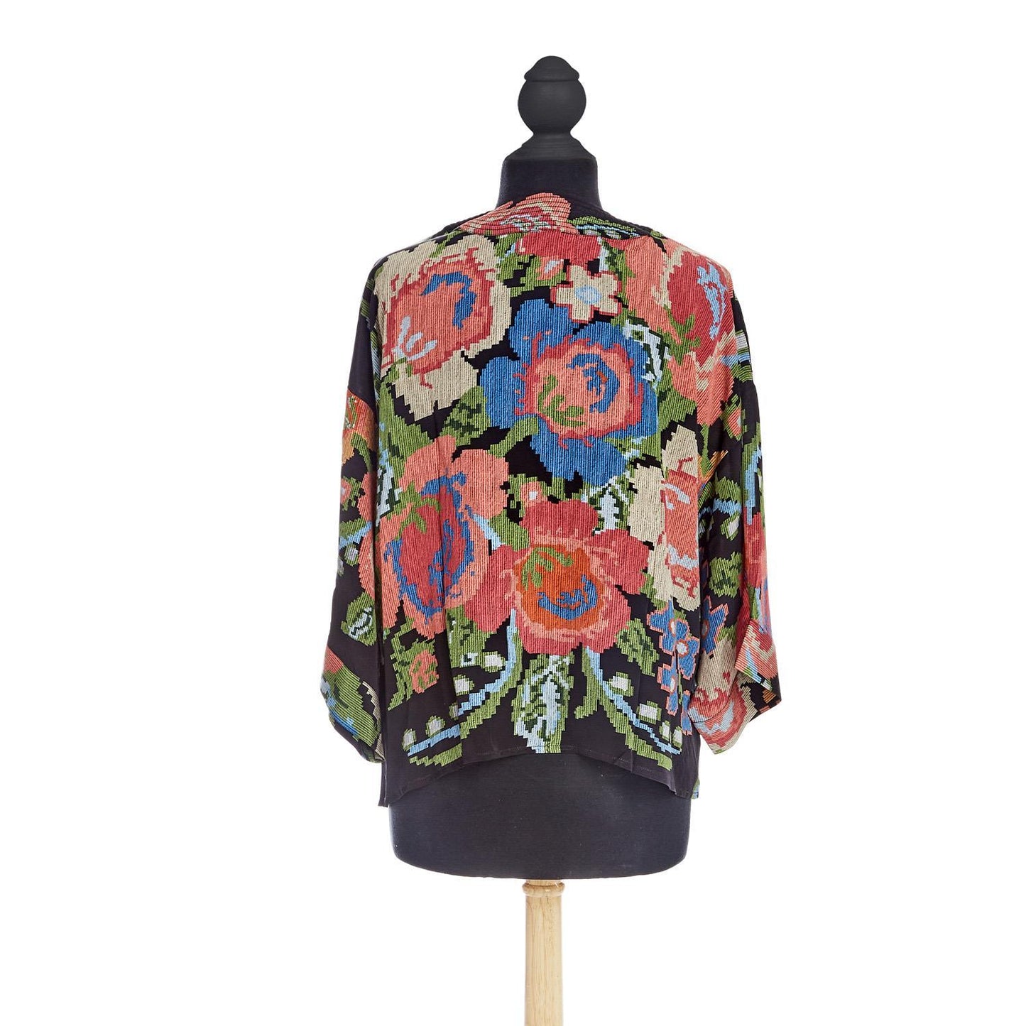 Floral Arch Short Kimono