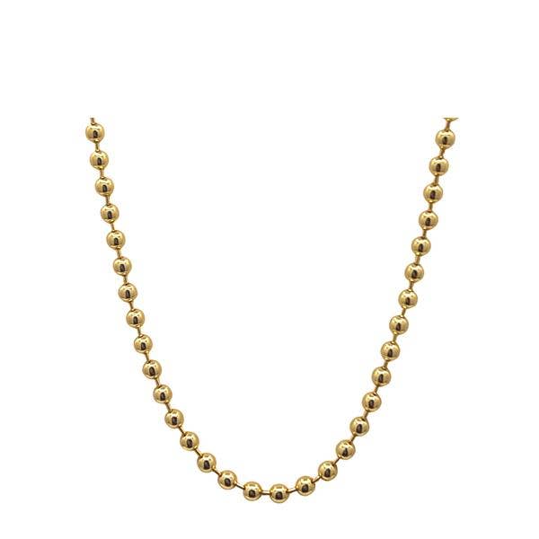 18kt Gold Fill Beaded Necklace