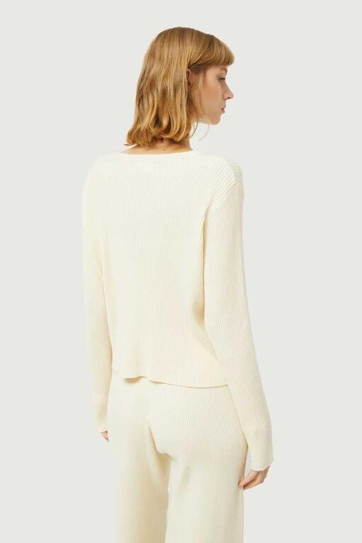 Josseline Pullover Ribbed Sweater