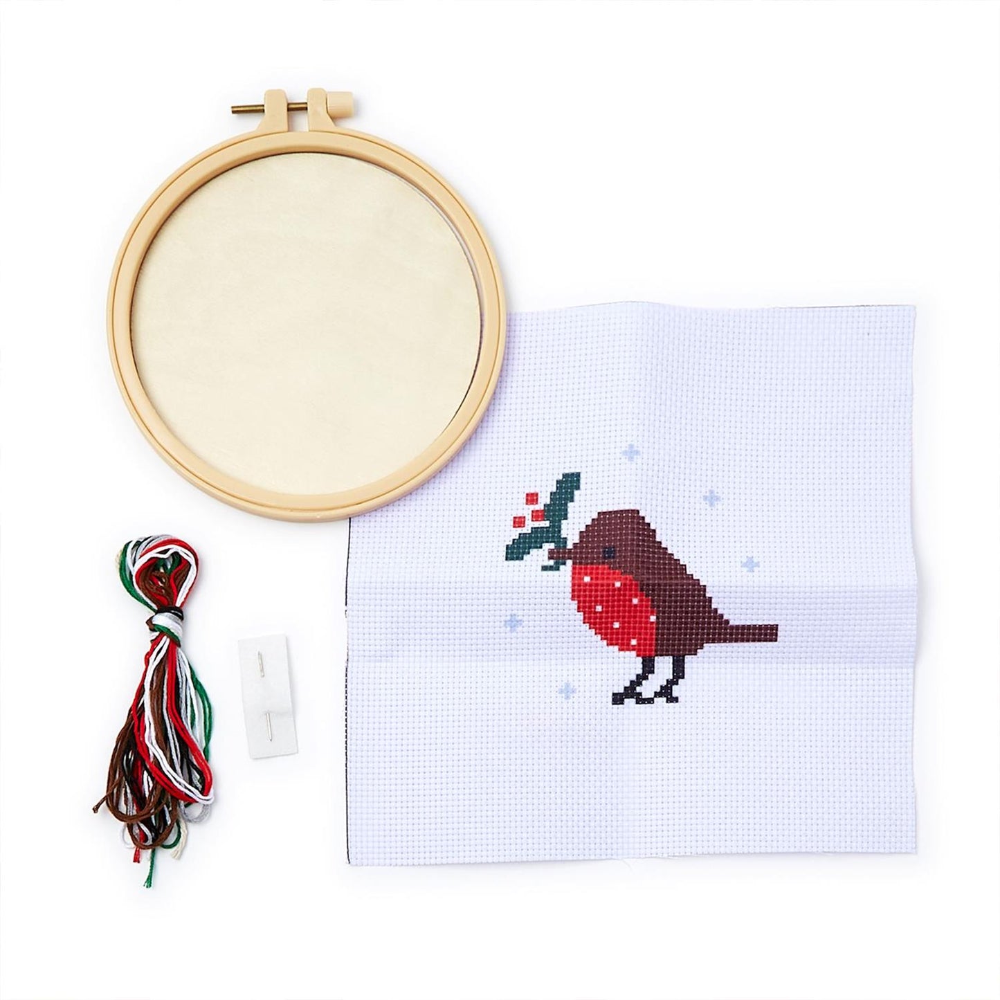 Holiday Cross Stitch Embroidery Kit