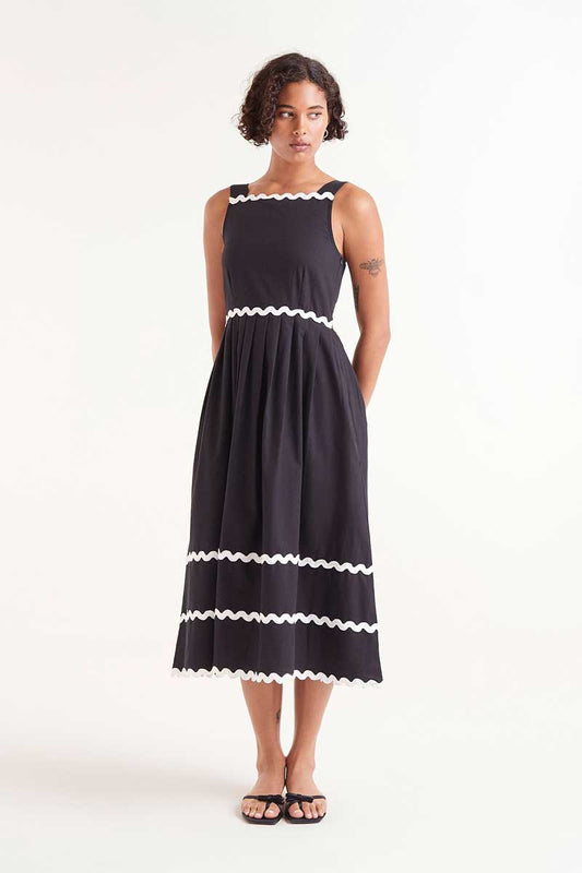 Livi Midi Ric Rac Dress