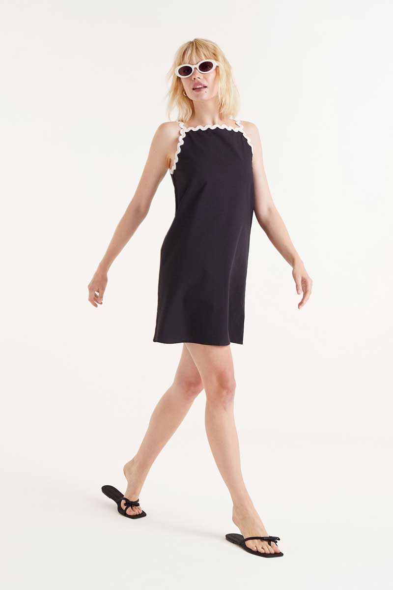 Fifi Short Ric Rac Dress