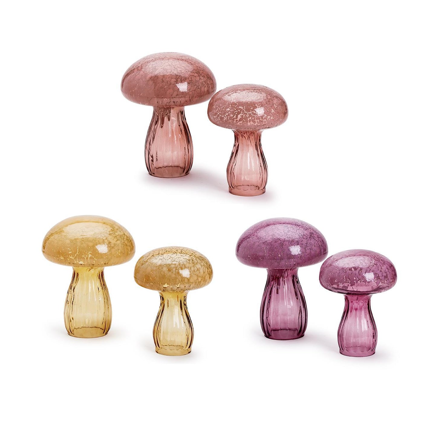 Hand-Crafted Glass Mushroom