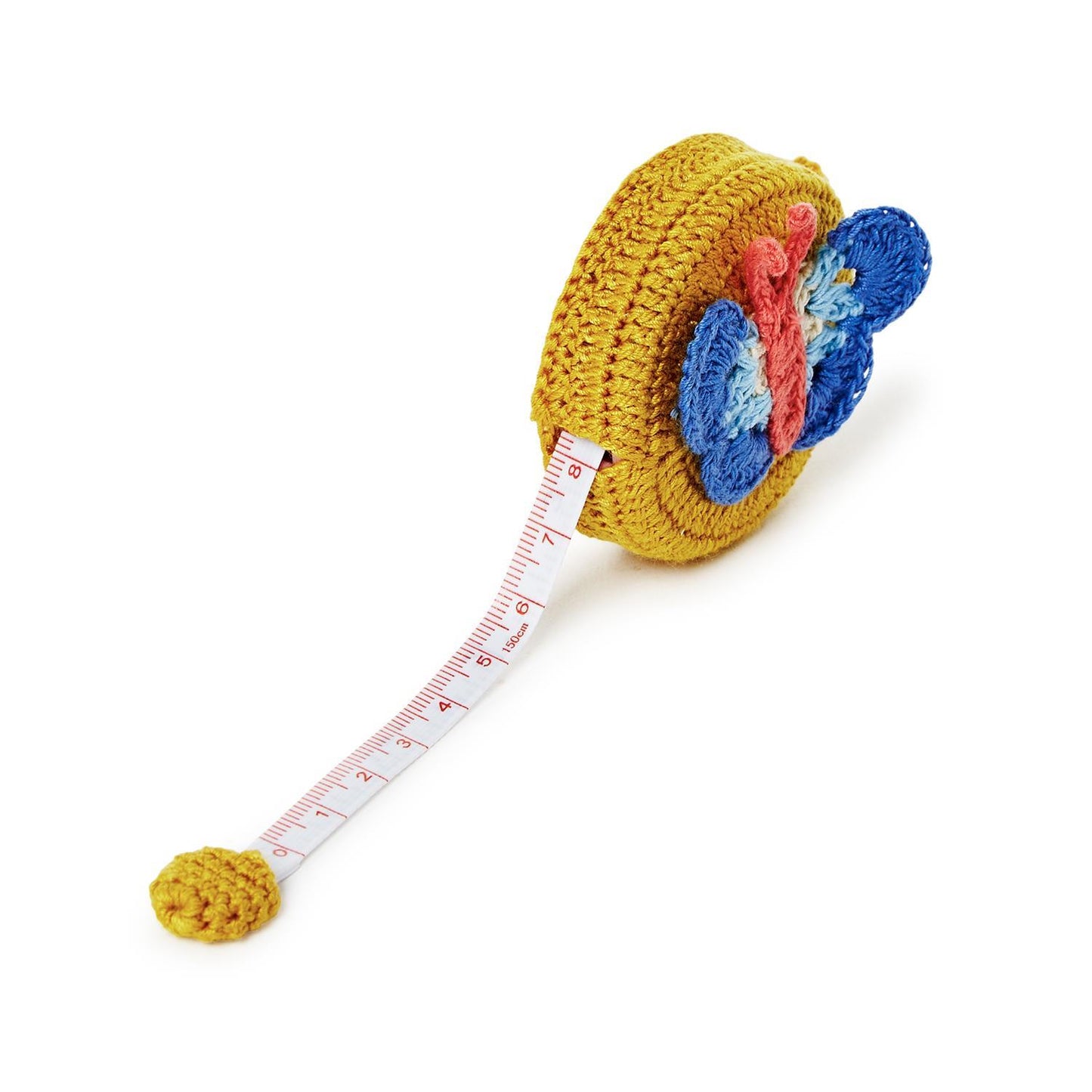 Fluttering Butterfly  Hand-Crotcheted Measuring Tape