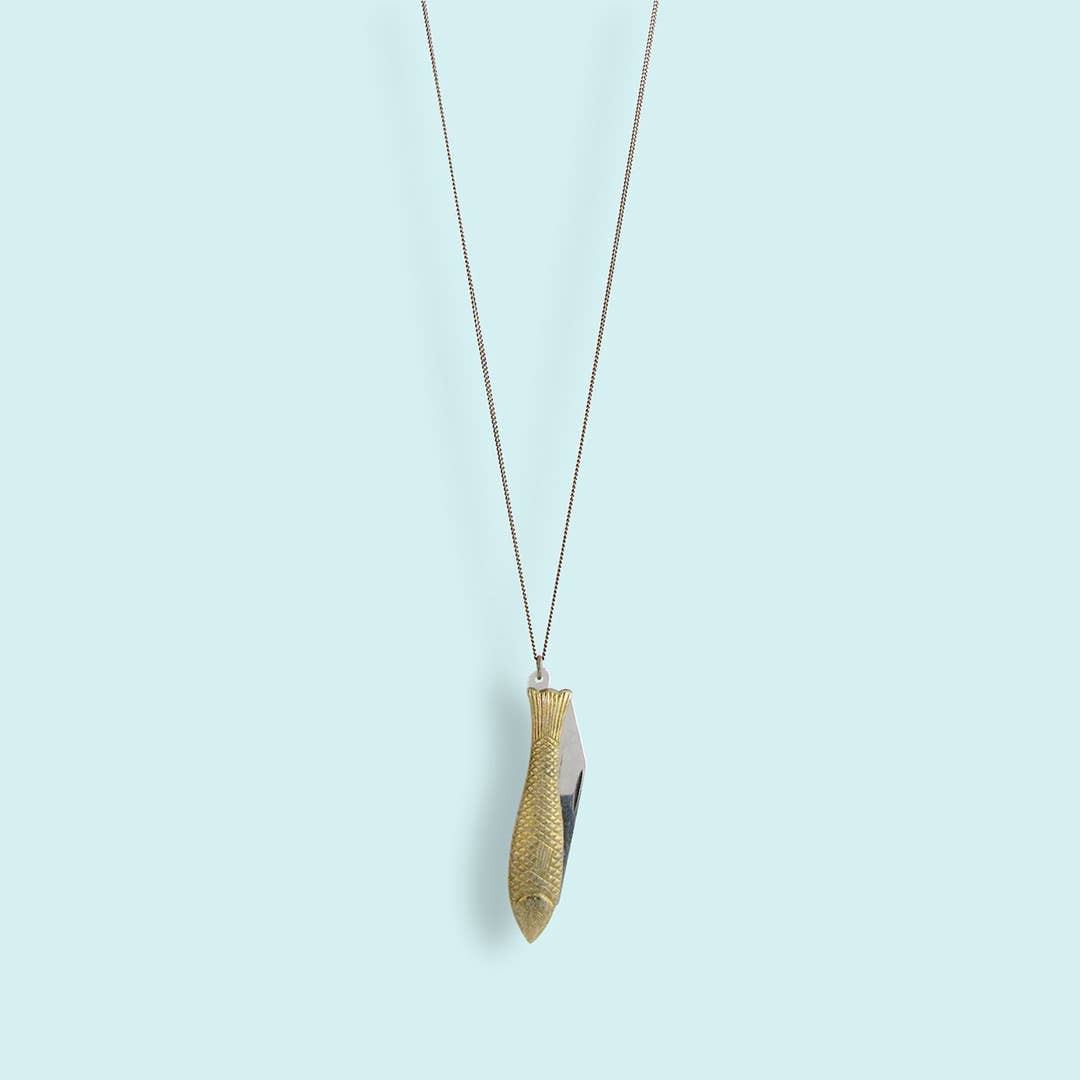 Fish Knife Necklace