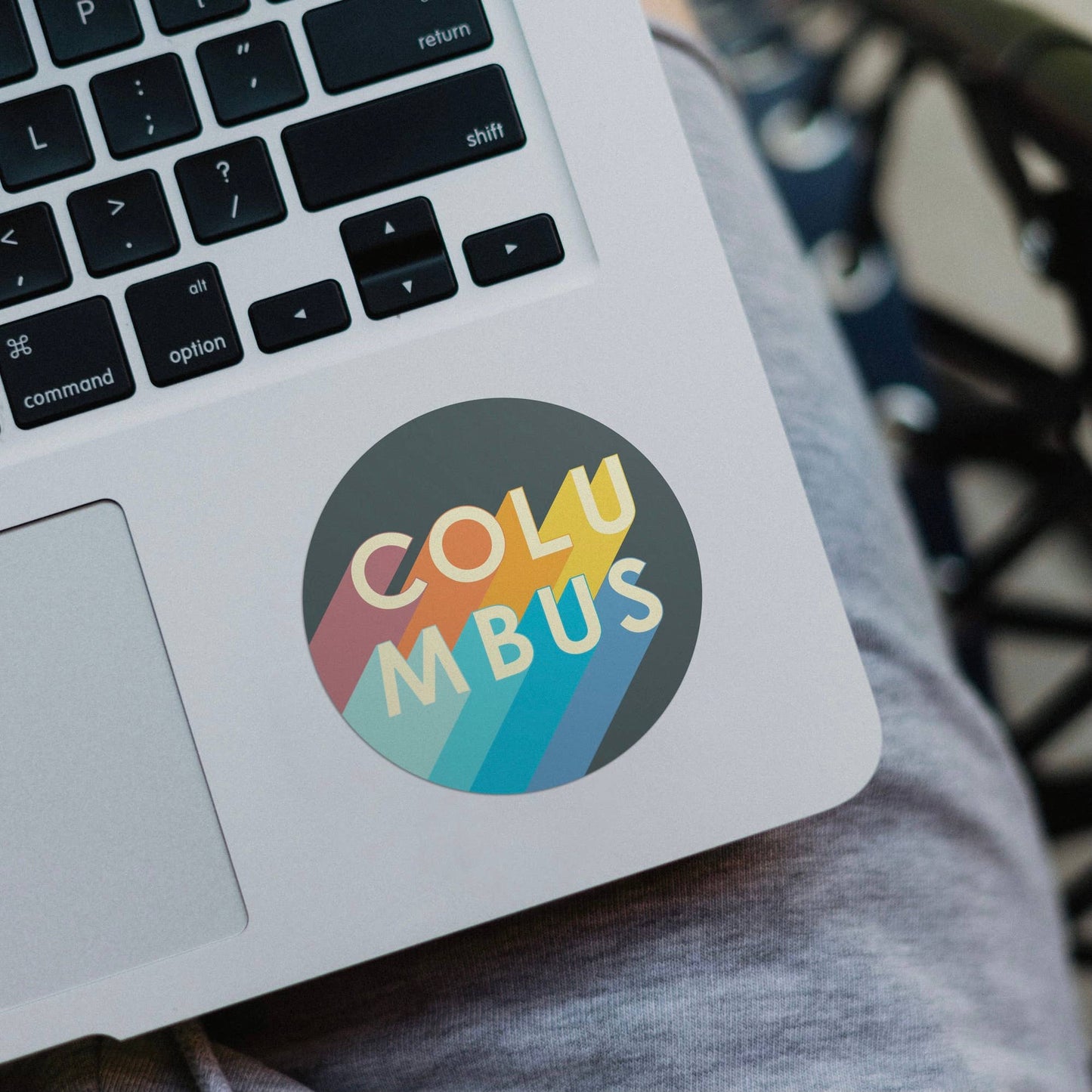 Columbus Color Shift Stickers