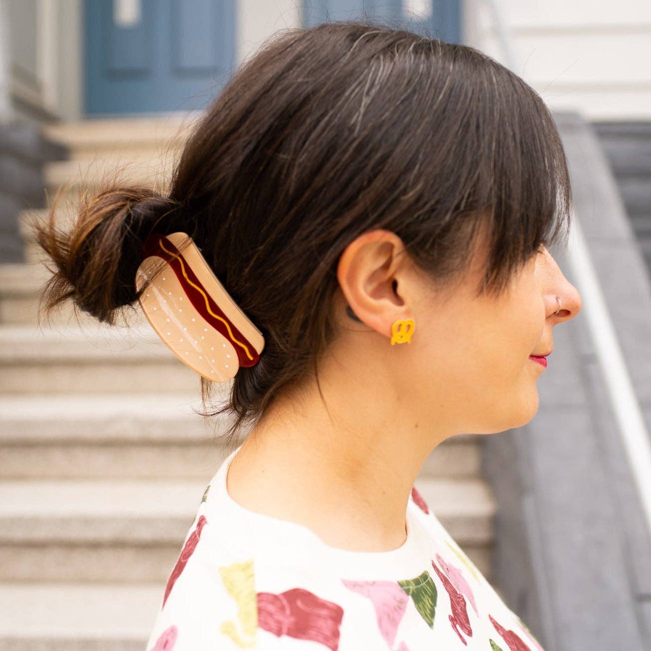 Hot Dog Hair Clip