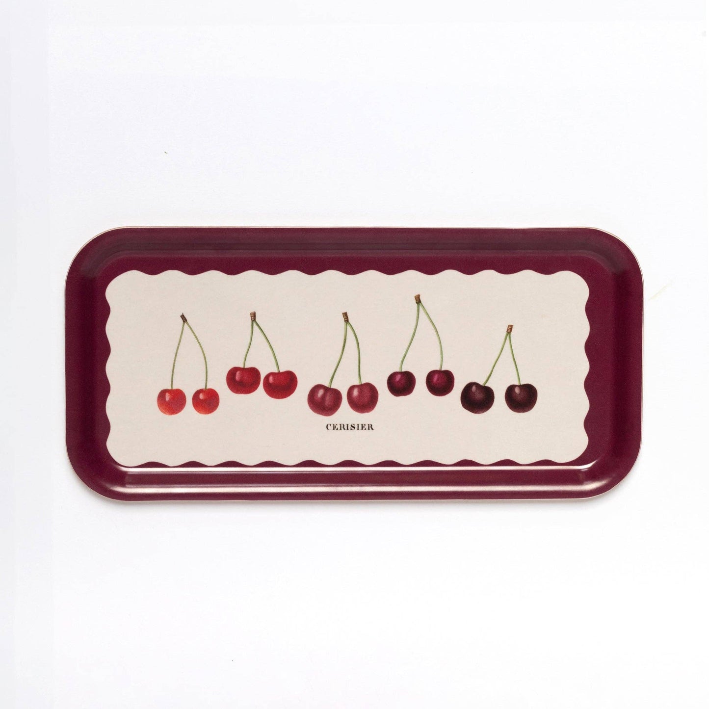 Cherries Birchwood Tray