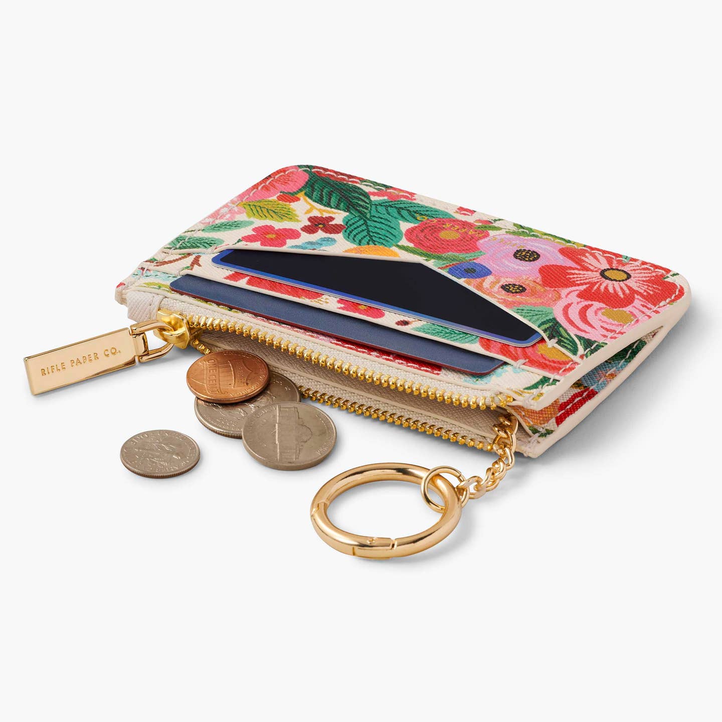 Garden Party Key Ring Card Case