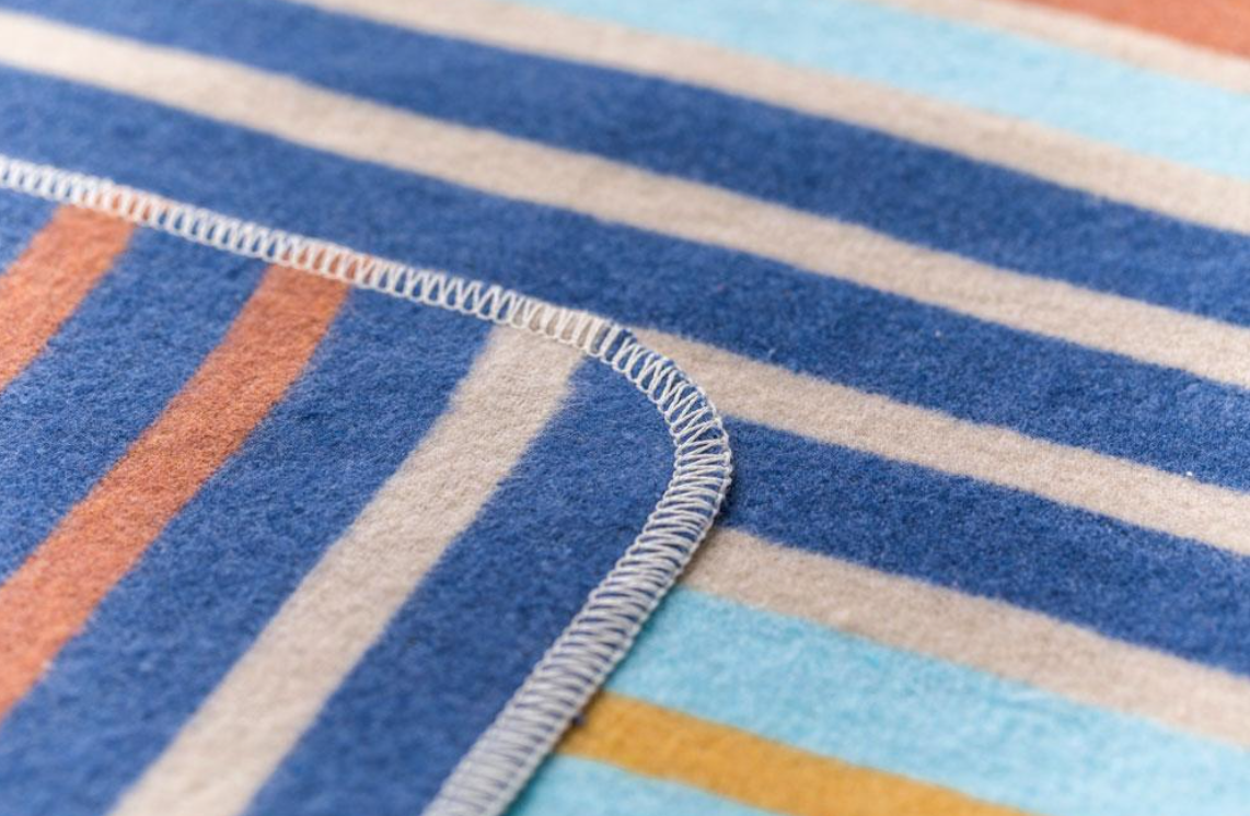 Fox Stripes Baby Blanket