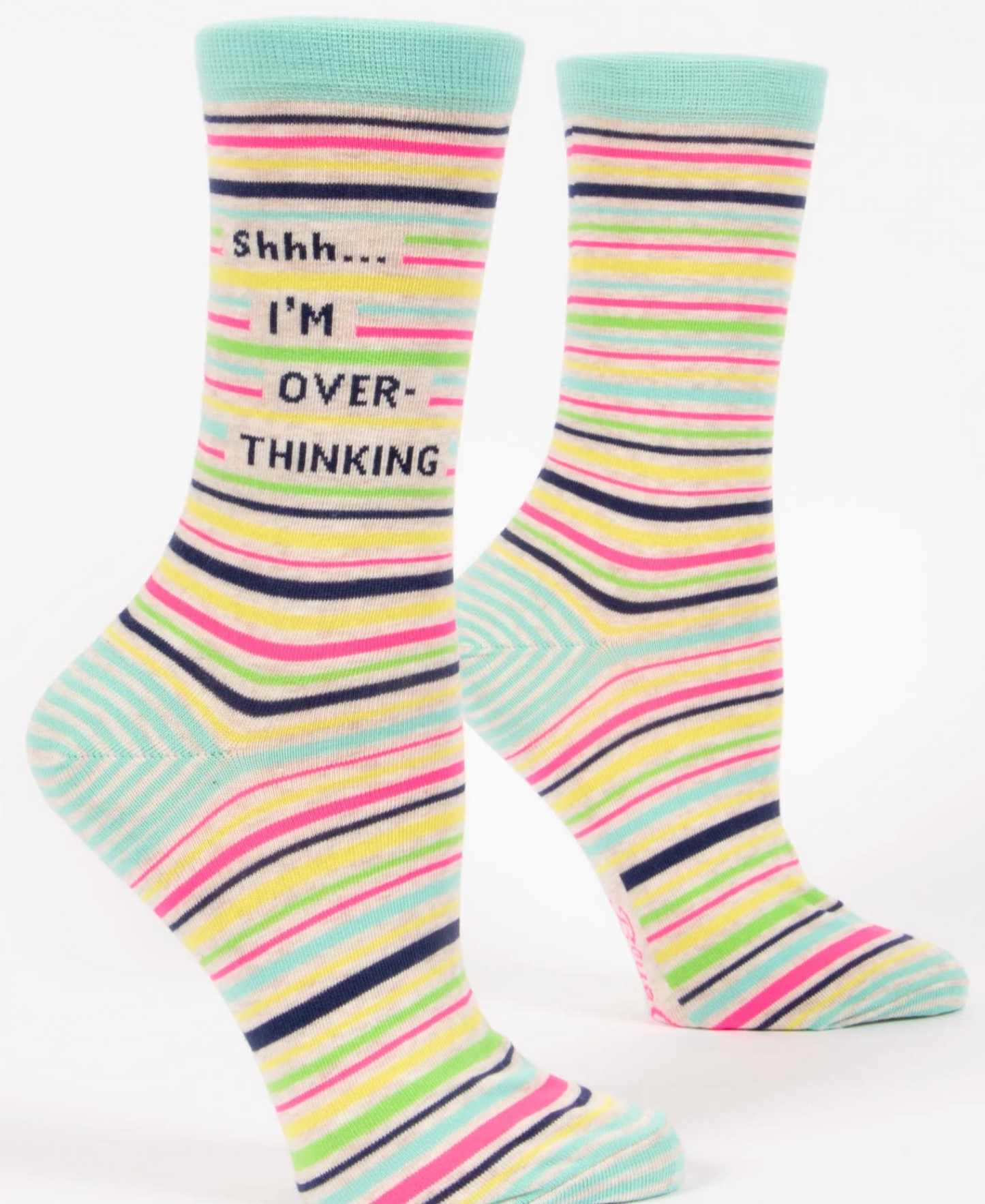 Shhh...I'm Overthinking Crew Socks