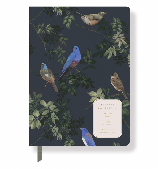 Midnight Bird Classic Small Paperback Journal