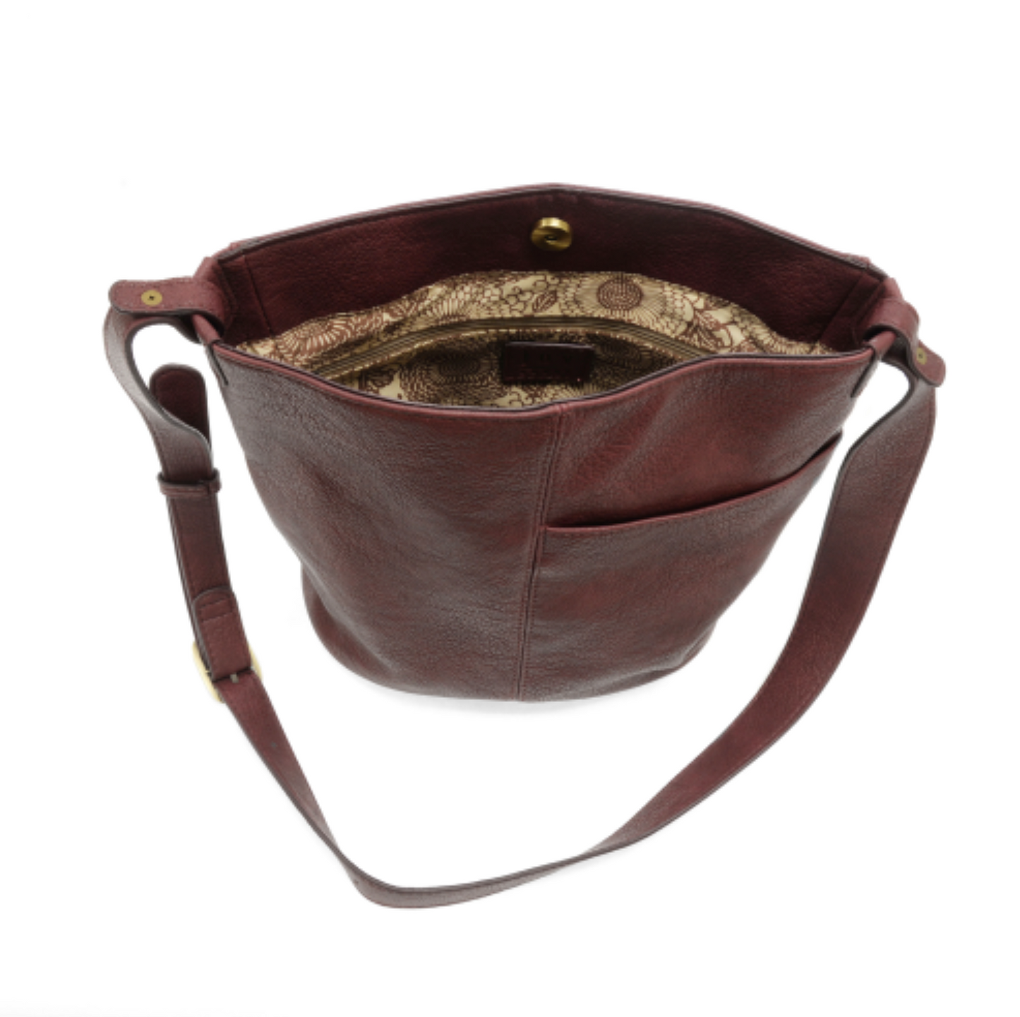 Bindi Front Slip Pocket Bucket Bag