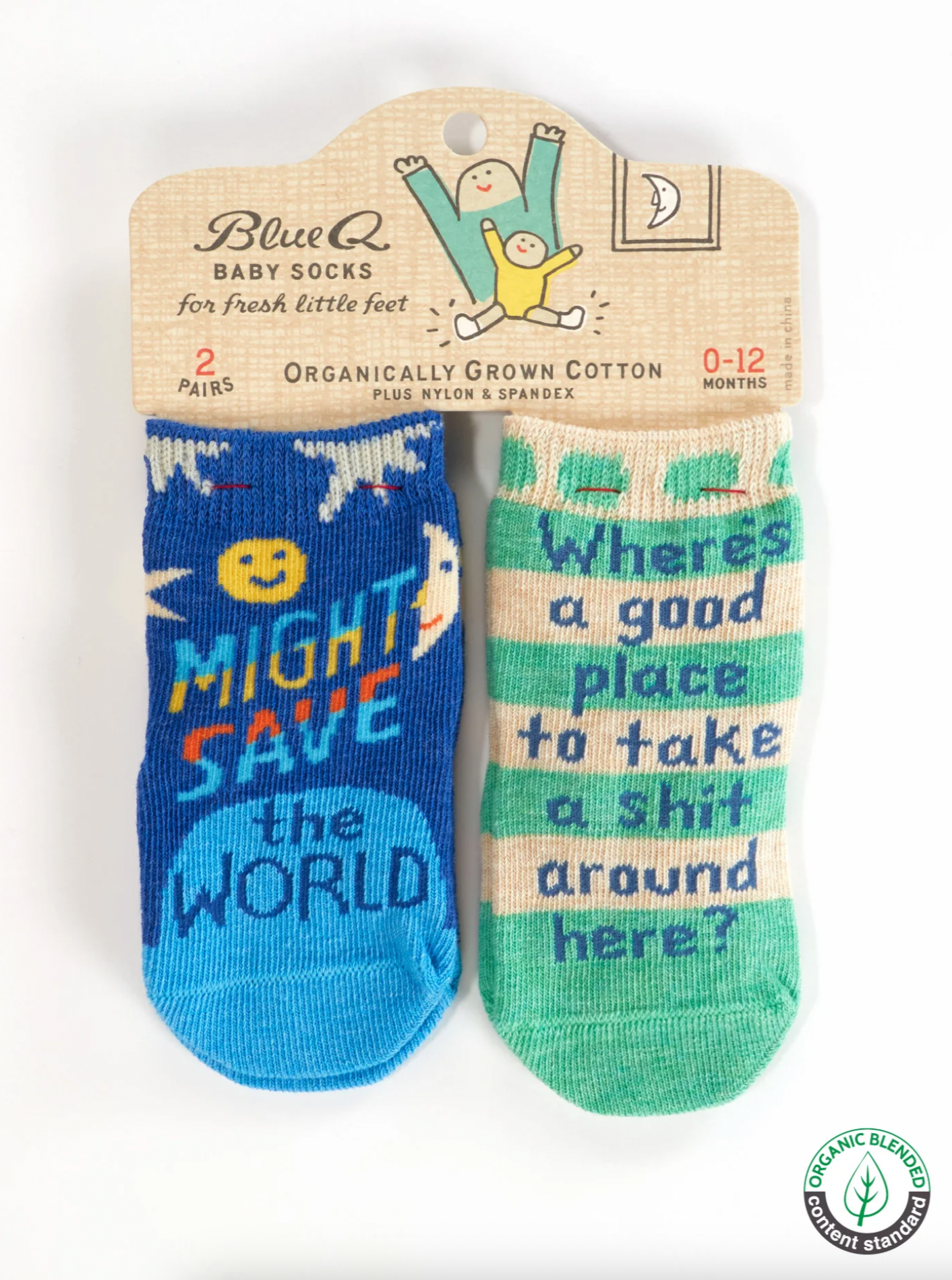 Might Save the World/Where's a Good Place Baby Socks