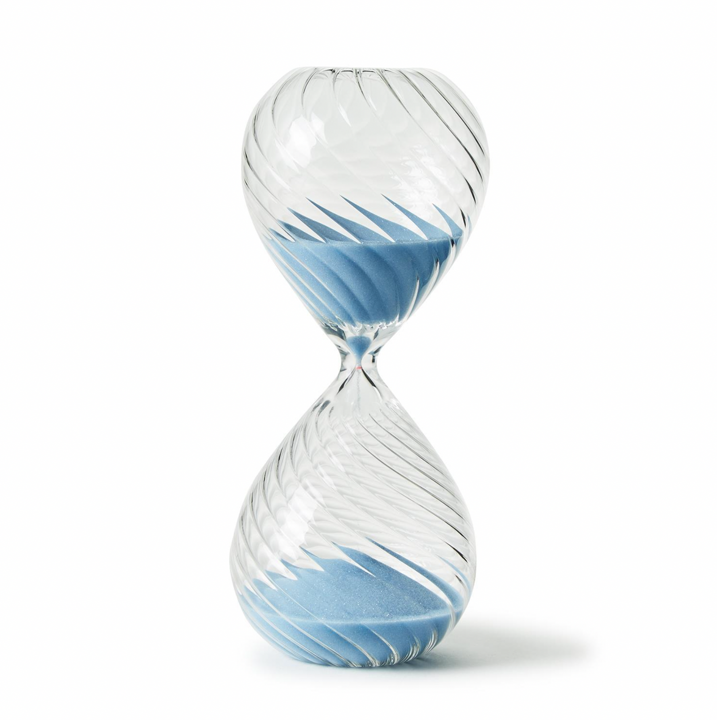 Handblown Swirled Hourglass