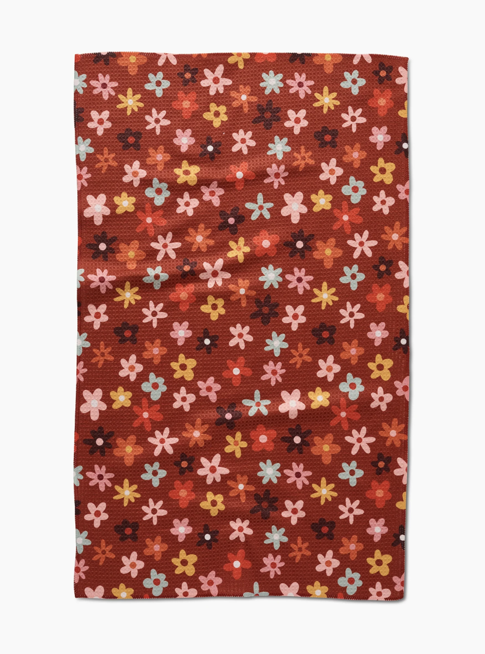 Field of Fall Daisies Tea Towel