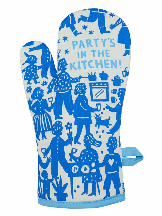 Party in the Kitchen Oven Mitt