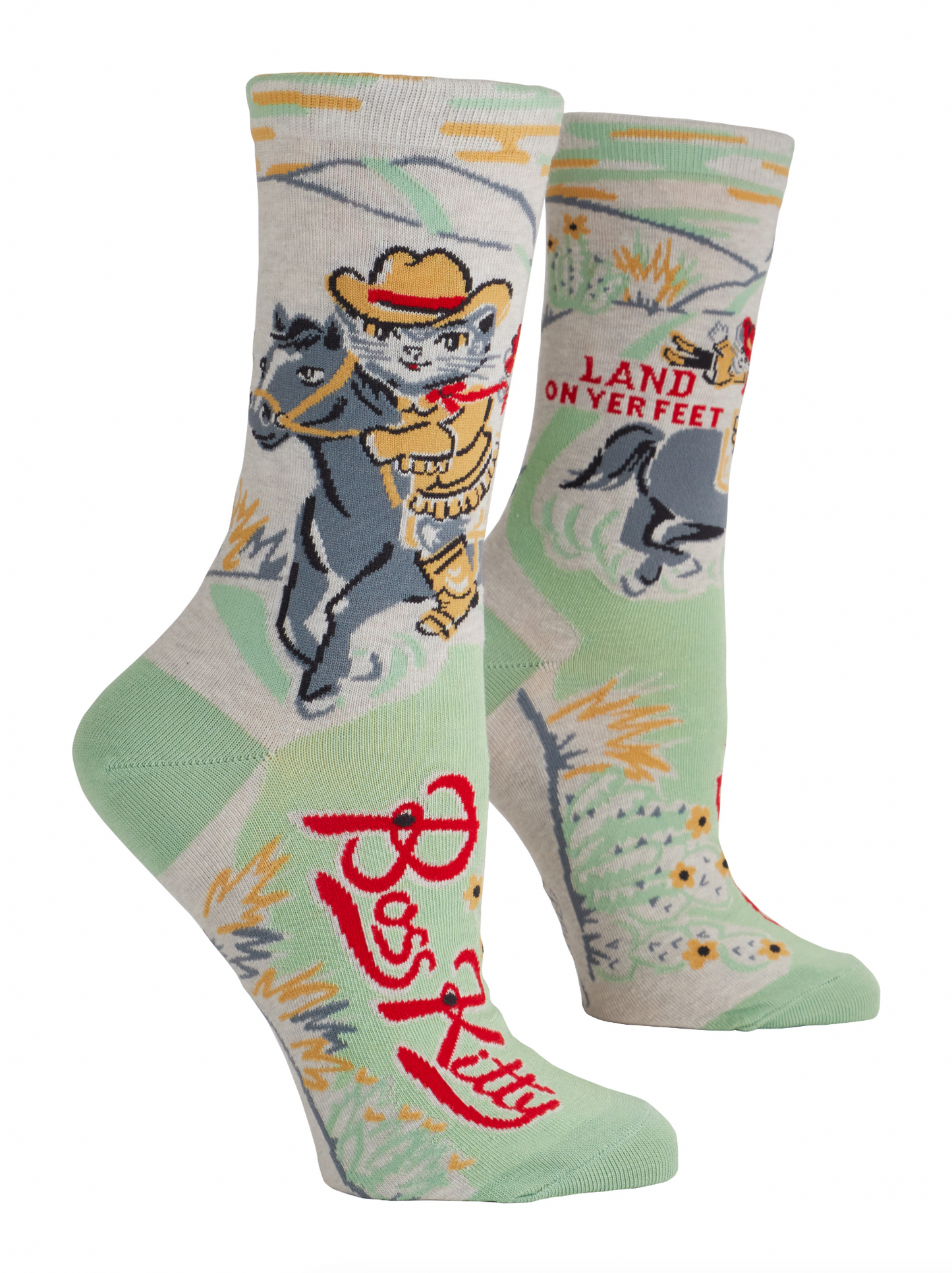 Boss Kitty Women's Crew Socks