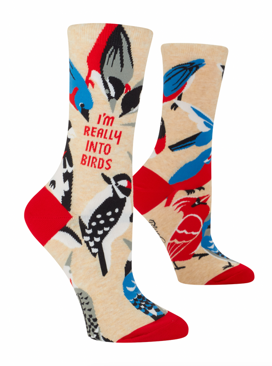 Really Into Birds Women's Crew Socks