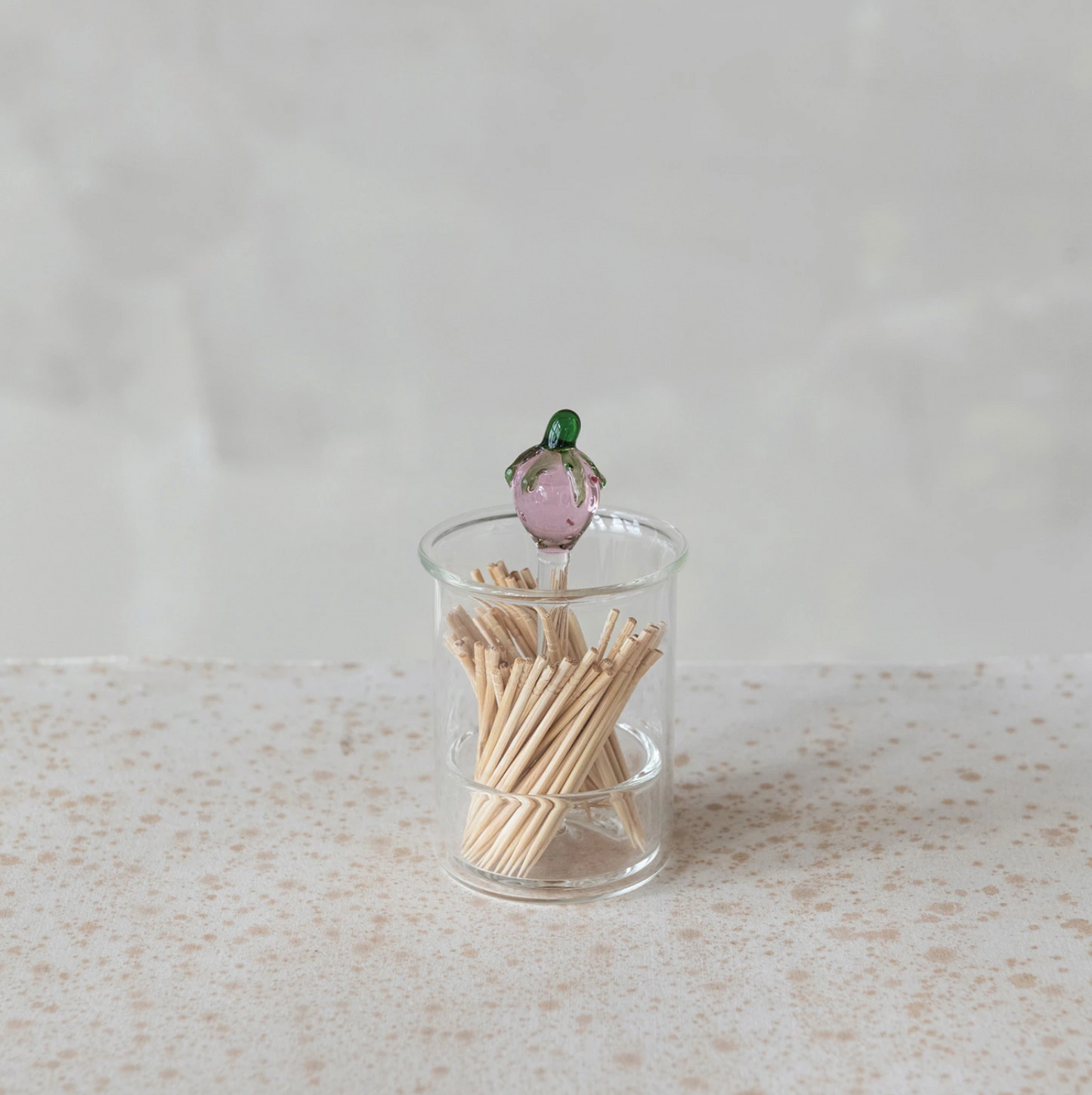 Strawberry Toothpick/Cotton Swab Holder