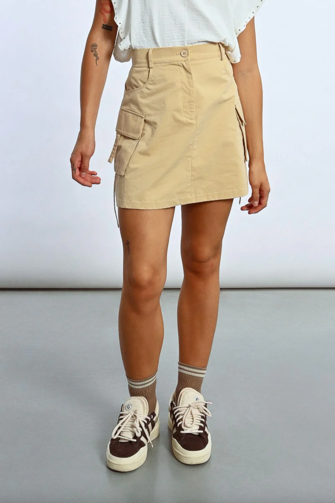 Mebh Mini Skirt with Cargo Pockets