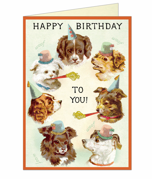 Dog Party Greeting Card