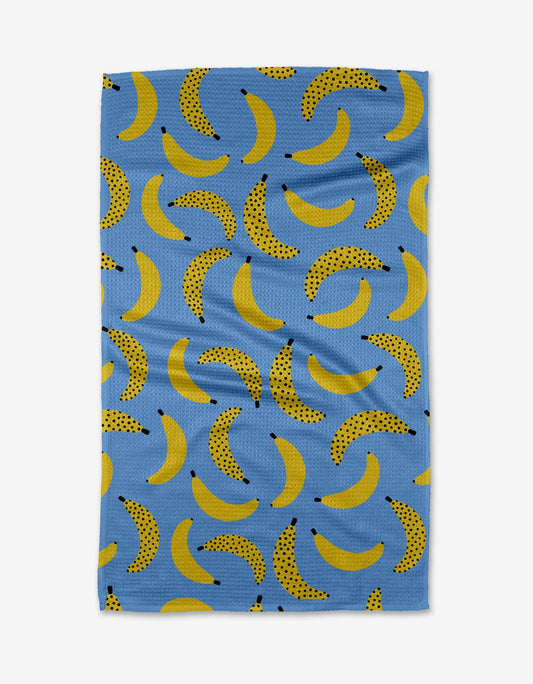 Blue Bananas Tea Towel