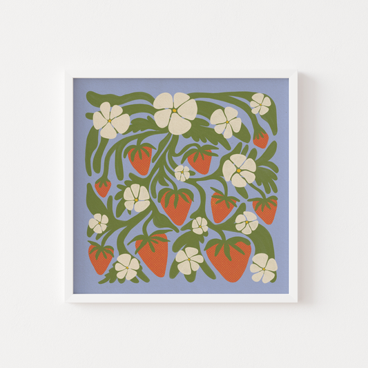 Strawberry Abundance Art Print