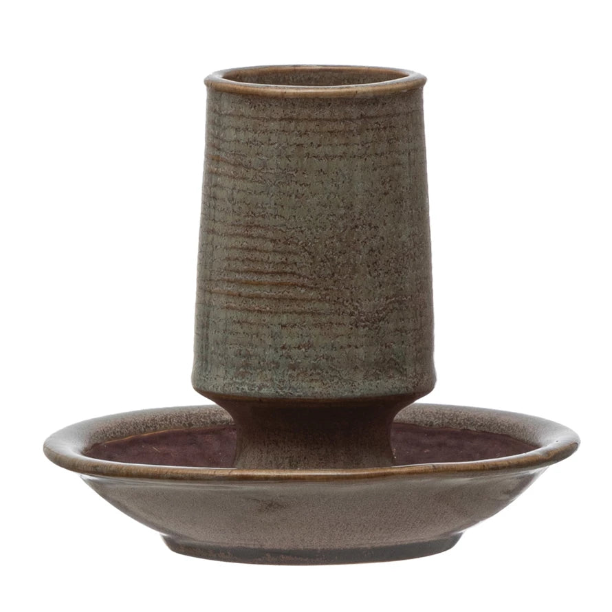 Drea Stoneware Match Holder with Striker Plate