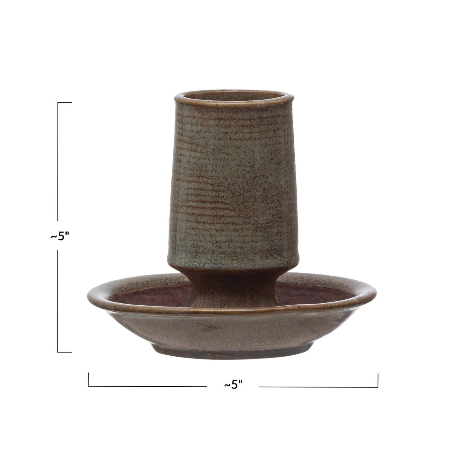 Drea Stoneware Match Holder with Striker Plate