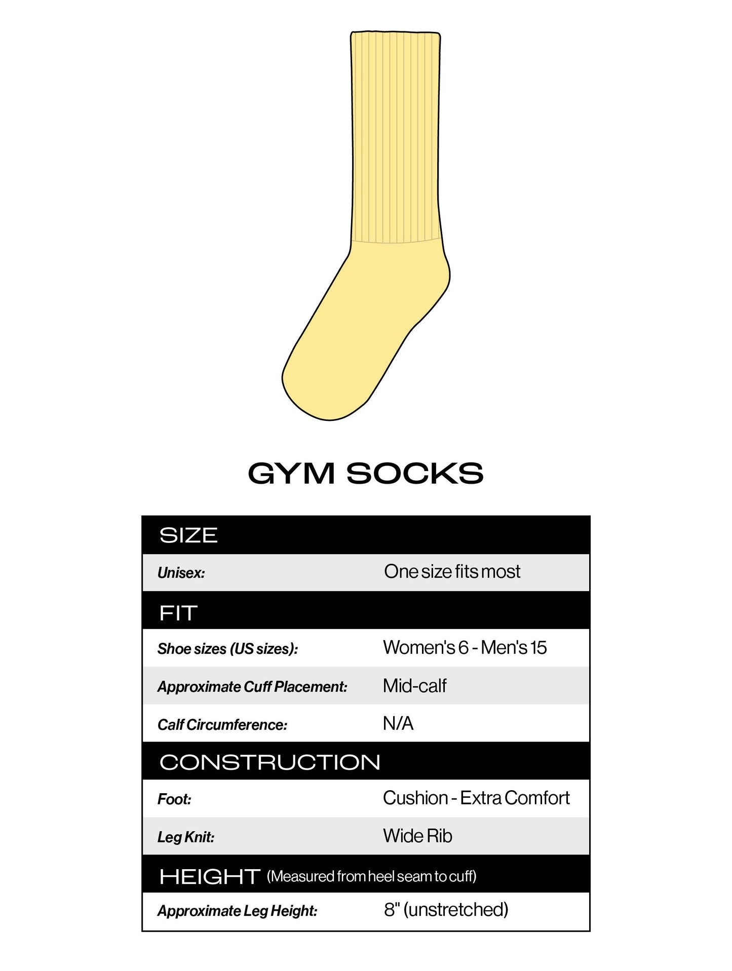 Glad To Be Gay Gym Crew Socks