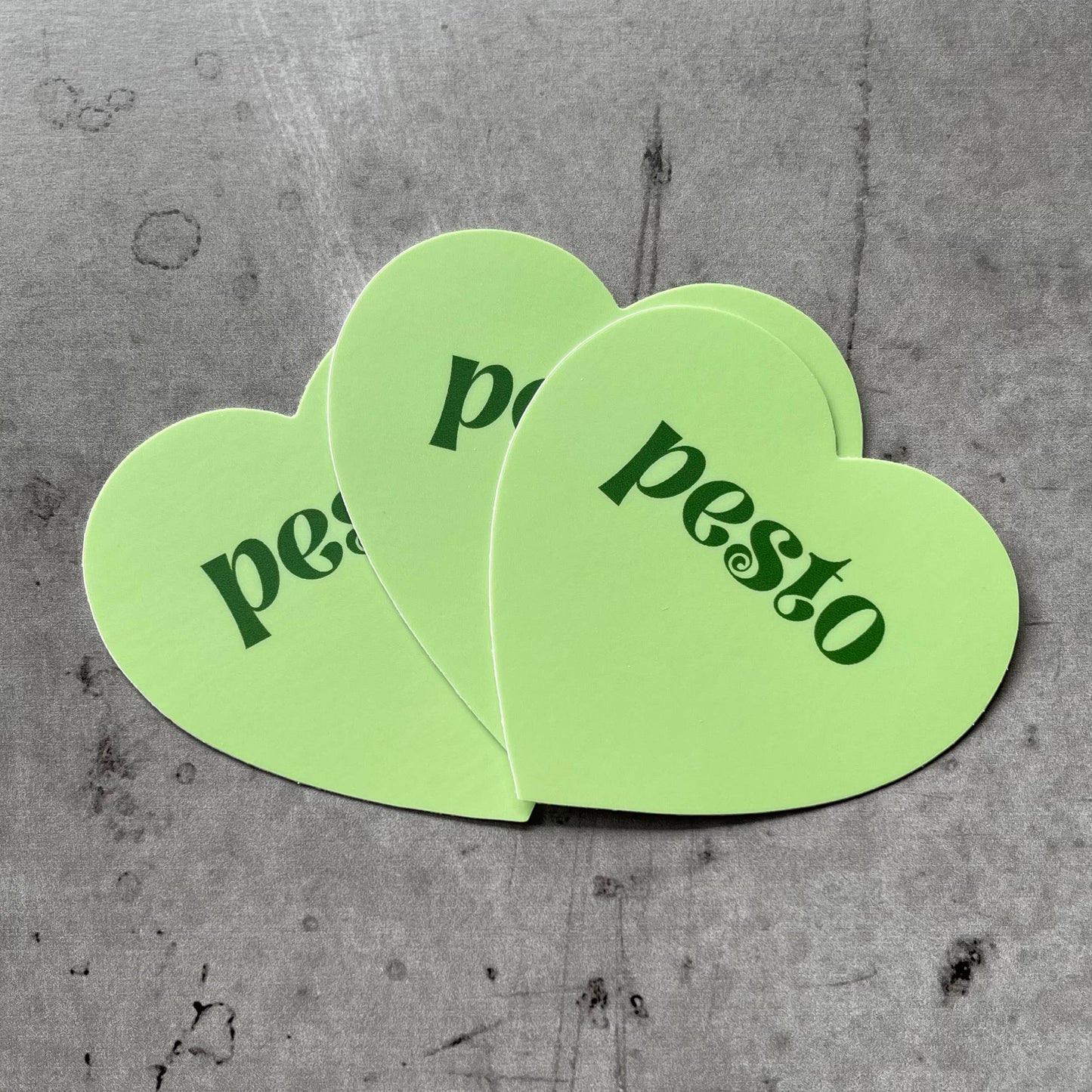 Pesto Heart Sticker