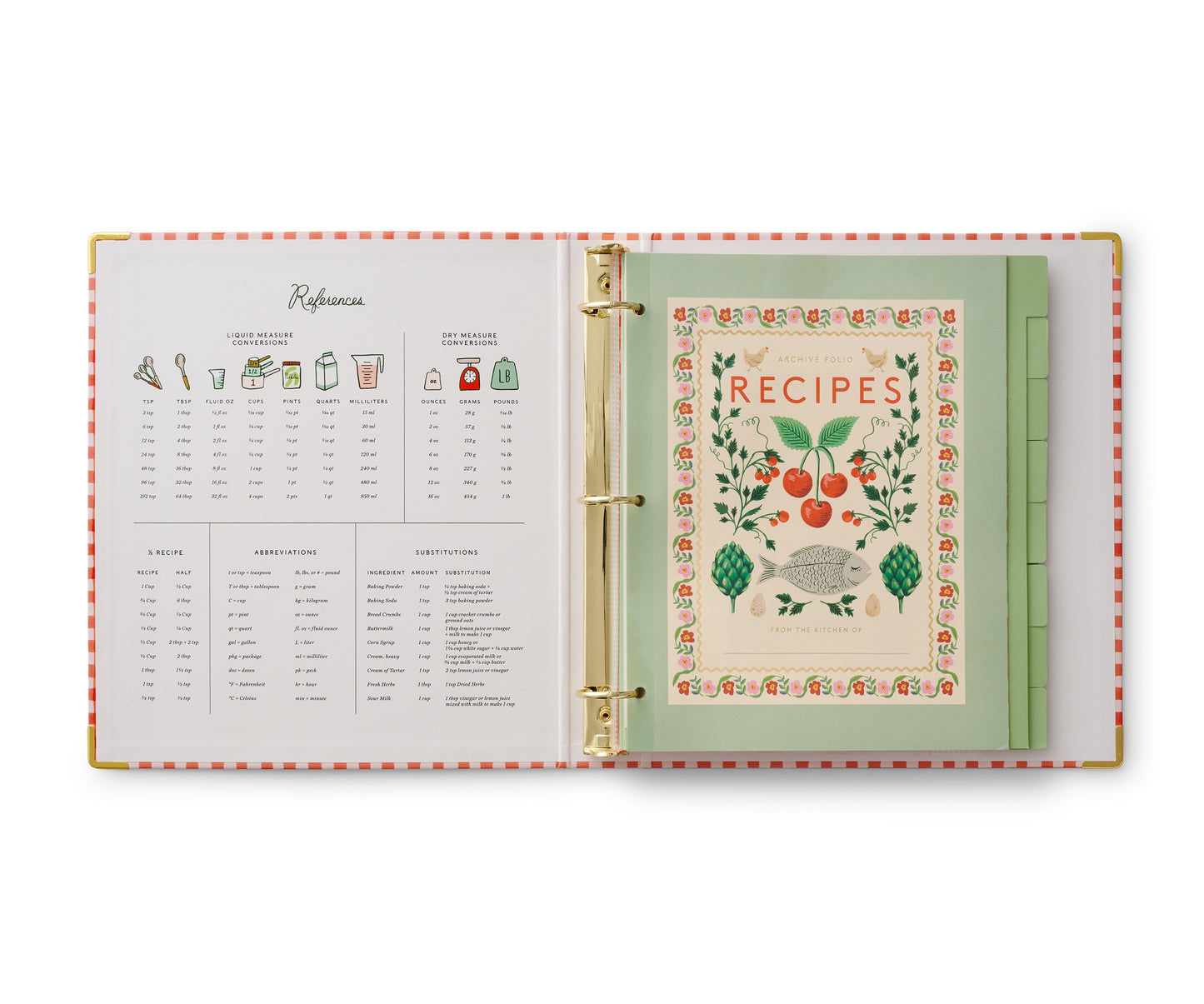 Cherry Farm Recipe Binder