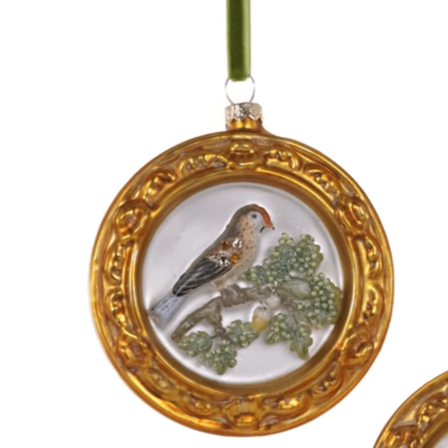 Forest Birds Curio Frame Ornament