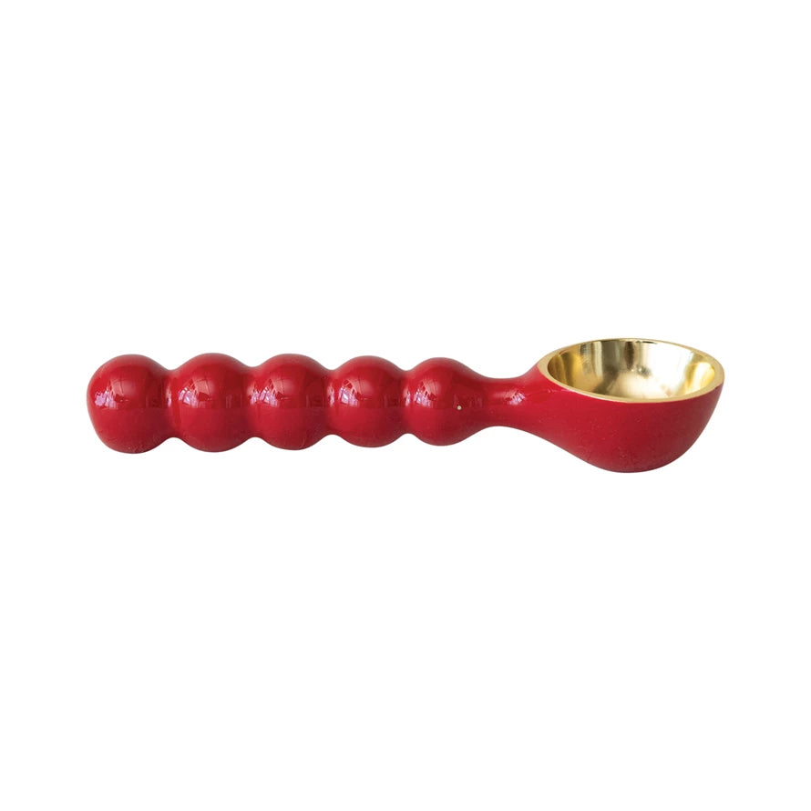 Retro Enameled Aluminum Ice Cream Scoop