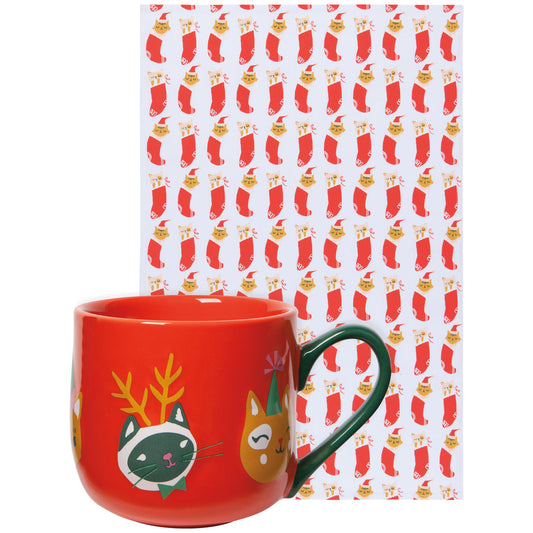 Let it Meow Mug and Dishtowel Set