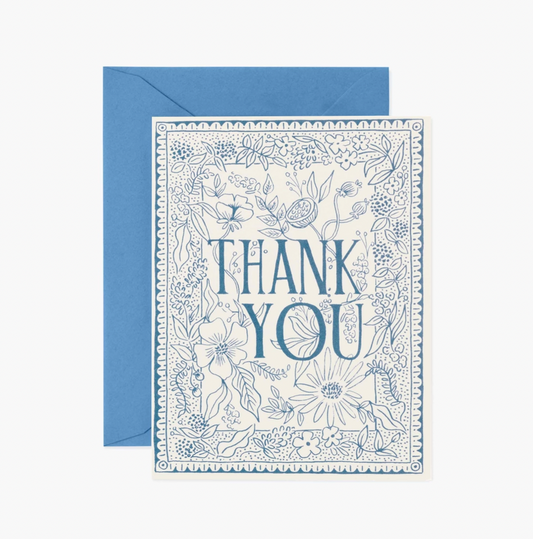 Delft Thank You Card