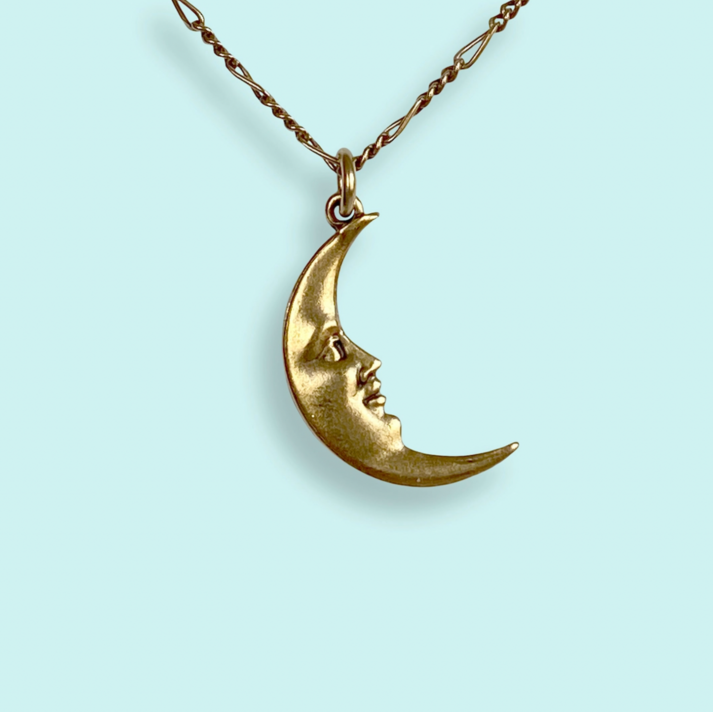 Man in the Moon Necklace