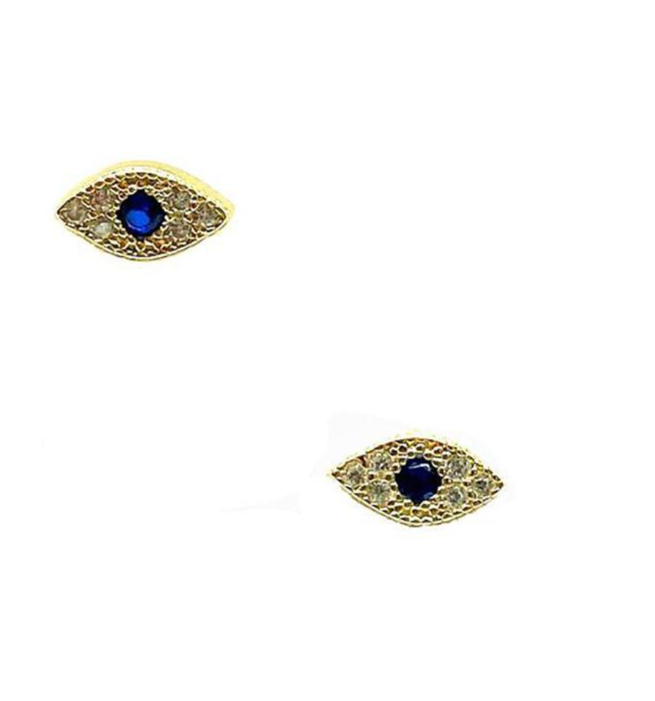 Small Evil Eye Stud Earrings